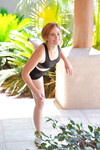 Jodi Taylor den sportiga unga flickan