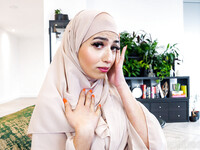 Aaliyah Yasin den fulla arabiska bruden knullade