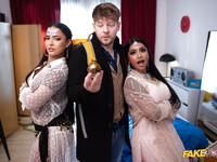 Yasmina Khan och Nuria Milan har en trekant