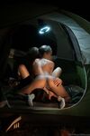 Alexis Fawx och Cecilia Lion har sex i tältet