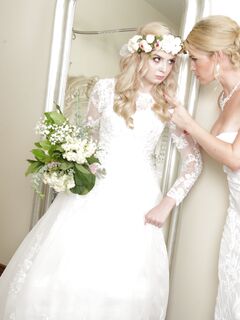 Young Bride Lexi Lore Hard Share Slöjan med Mostoha